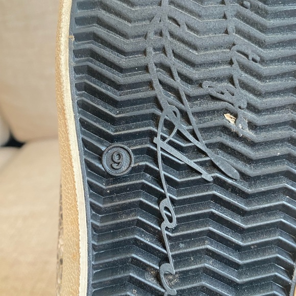 Vintage Havana Kate sneaker leather low top sneakers size 9 snakeskin lace up - Picture 7 of 10